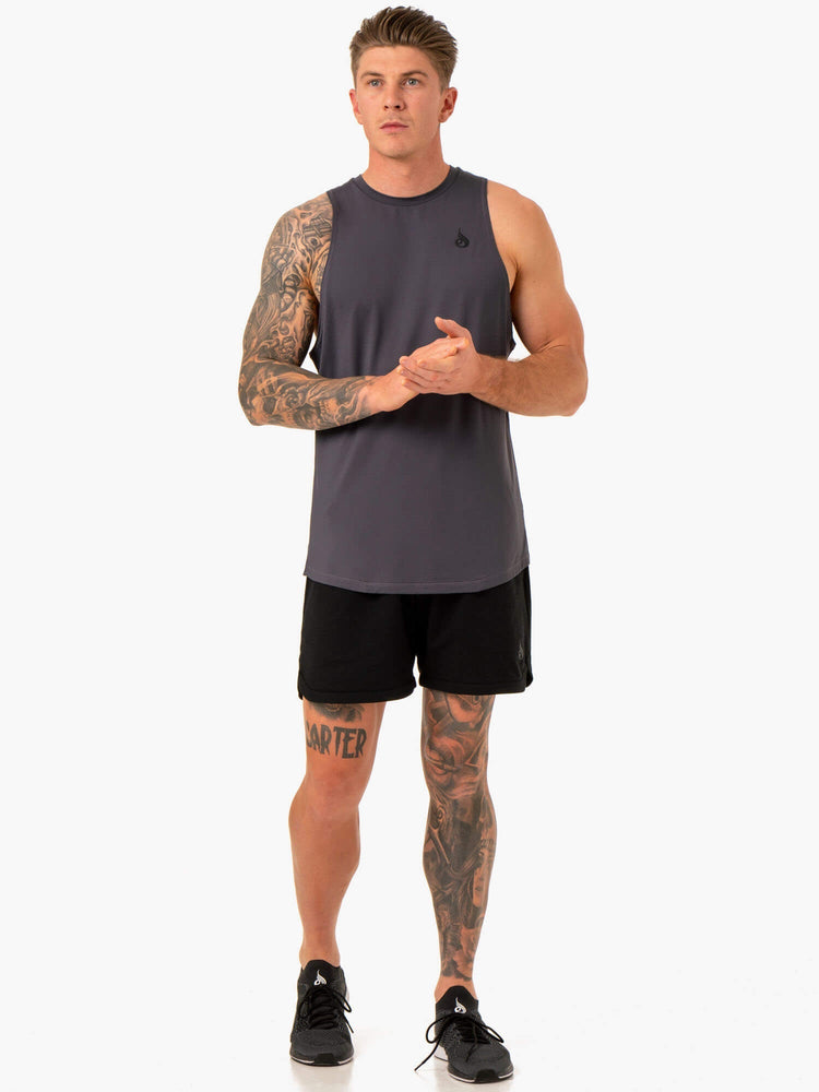 Debardeur Ryderwear Optimal Mesh Grise Homme | OPT-51364726