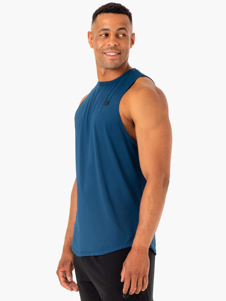 Debardeur Ryderwear Optimal Mesh Bleu Homme | IGJ-40530814