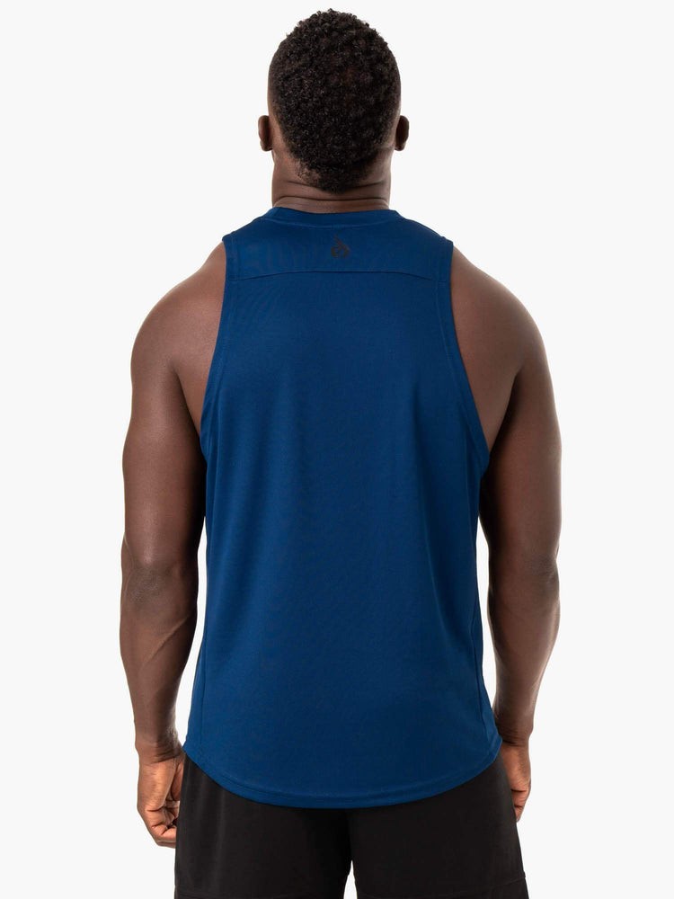 Debardeur Ryderwear Lift Mesh Baller Bleu Homme | WQE-74408229