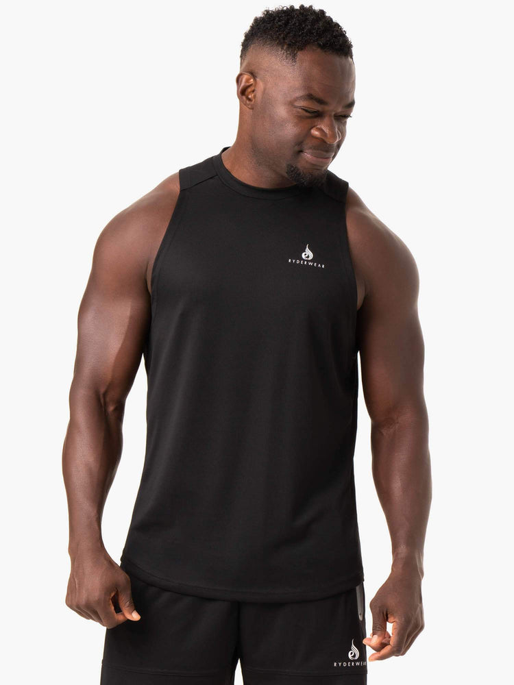 Debardeur Ryderwear Lift Mesh Baller Noir Homme | ZWZ-80679308