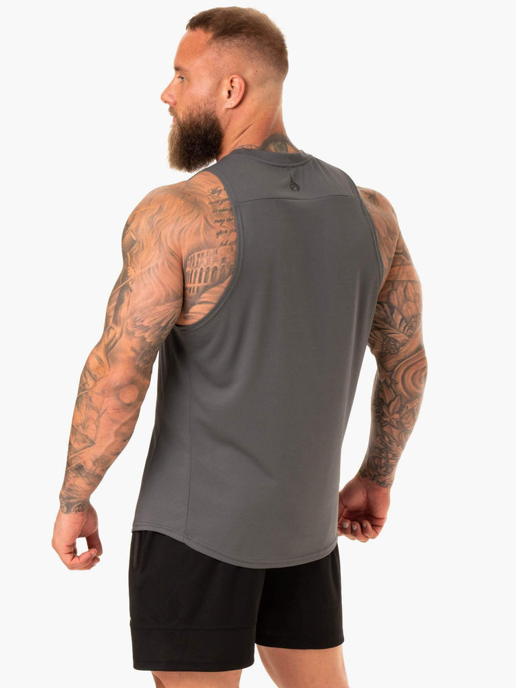 Debardeur Ryderwear Lift Mesh Baller Grise Homme | DSZ-63000719