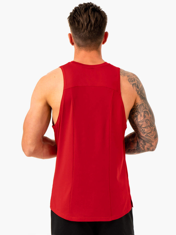 Debardeur Ryderwear Optimal Mesh Rouge Homme | KJJ-86346033