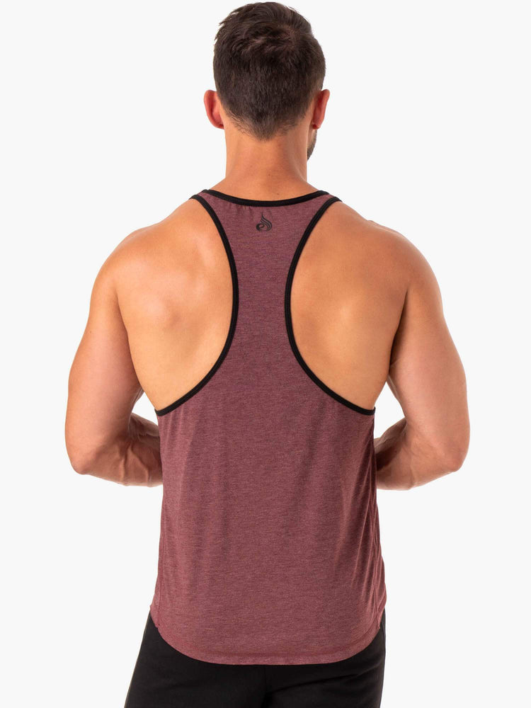 Debardeur Ryderwear Iron Stringer T-Back Bordeaux Homme | POA-79723656