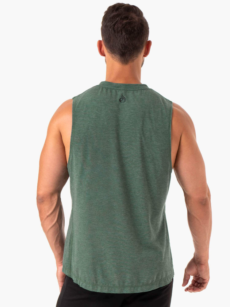 Debardeur Ryderwear Iron Baller Vert Homme | BOW-00633872