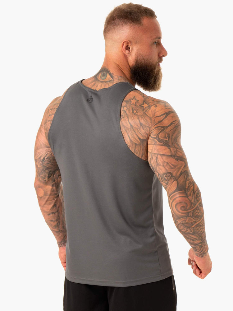 Debardeur Ryderwear Heighten Mesh Regular Grise Homme | ZYJ-92388217