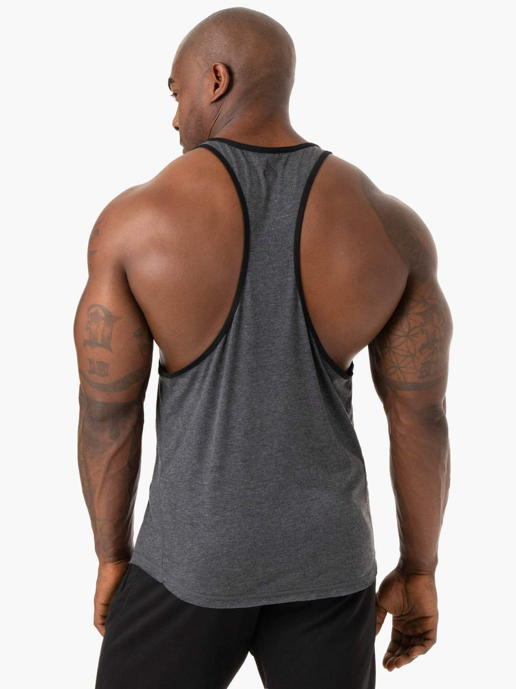 Debardeur Ryderwear Iron Stringer T-Back Grise Homme | YDP-70843664