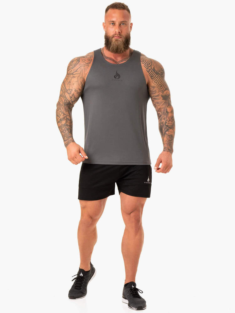 Debardeur Ryderwear Heighten Mesh Regular Grise Homme | ZYJ-92388217