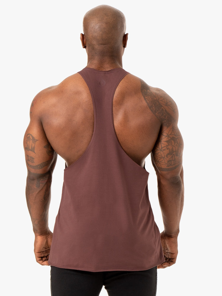 Debardeur Ryderwear Force Stringer T-Back Marron Homme | UAS-90323360