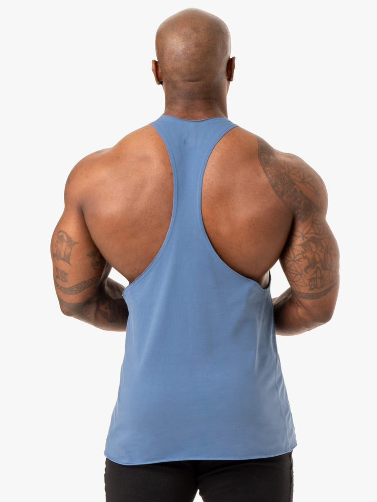 Debardeur Ryderwear Force Stringer T-Back Bleu Homme | BES-02069961