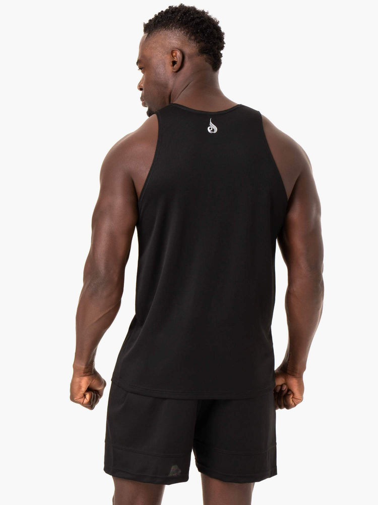 Debardeur Ryderwear Heighten Mesh Regular Noir Homme | WQU-54378478