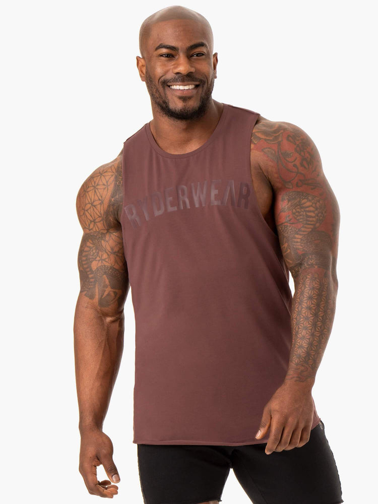 Debardeur Ryderwear Force Baller Marron Homme | FMY-14104059