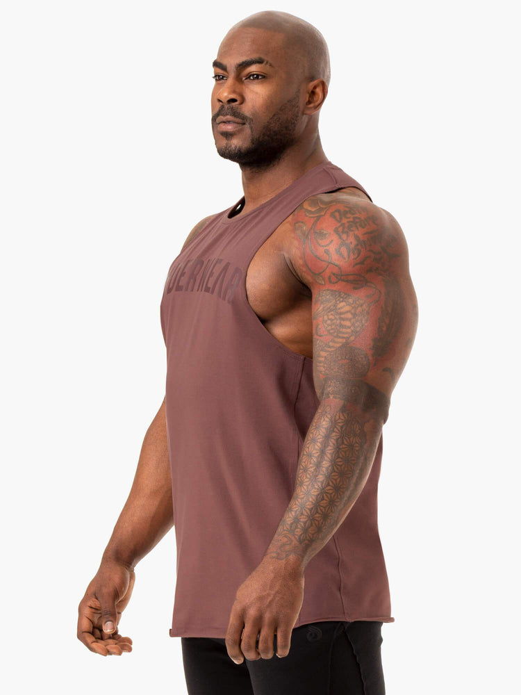 Debardeur Ryderwear Force Baller Marron Homme | FMY-14104059