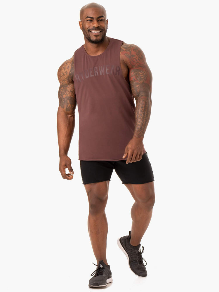 Debardeur Ryderwear Force Baller Marron Homme | FMY-14104059