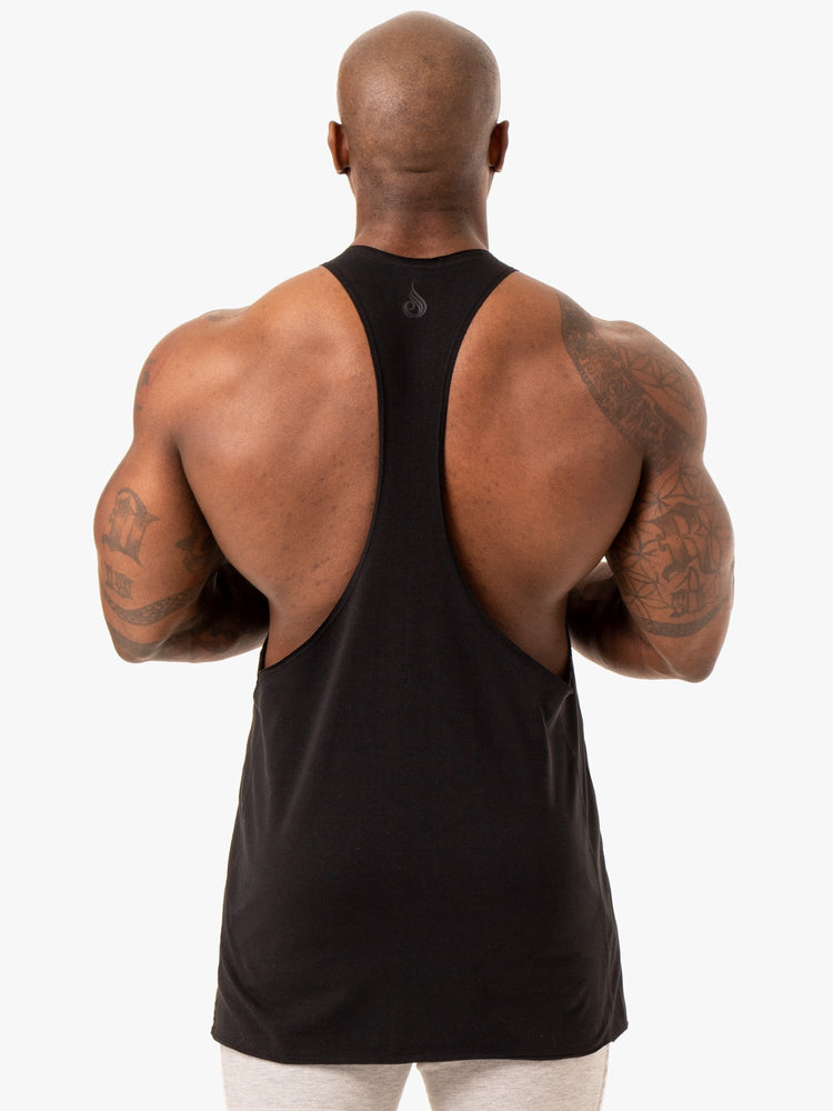 Debardeur Ryderwear Force Stringer T-Back Noir Homme | KZK-49220681