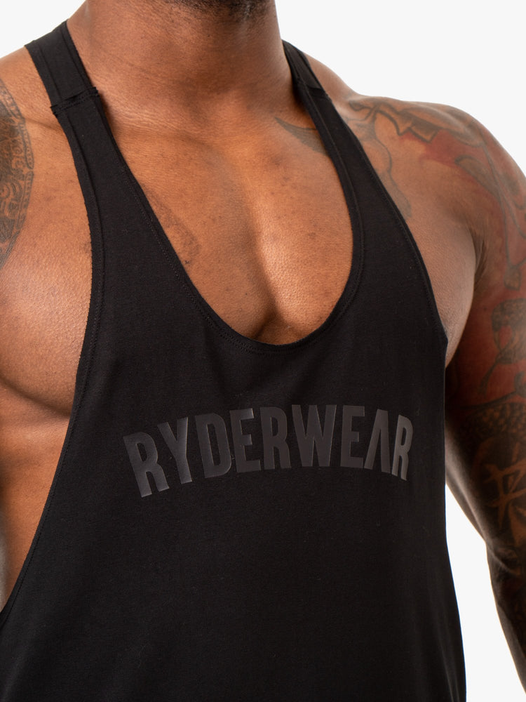 Debardeur Ryderwear Force Stringer T-Back Noir Homme | KZK-49220681