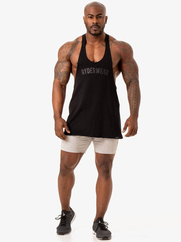 Debardeur Ryderwear Force Stringer T-Back Noir Homme | KZK-49220681