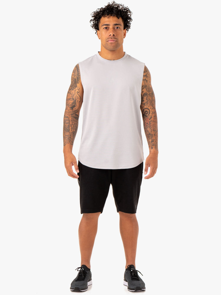 Debardeur Ryderwear Enhance Muscle Grise Homme | JPP-60118402