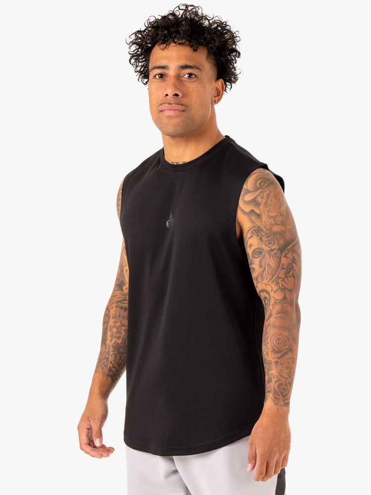 Debardeur Ryderwear Enhance Muscle Noir Homme | FHR-03629982