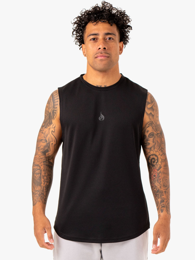 Debardeur Ryderwear Enhance Muscle Noir Homme | FHR-03629982