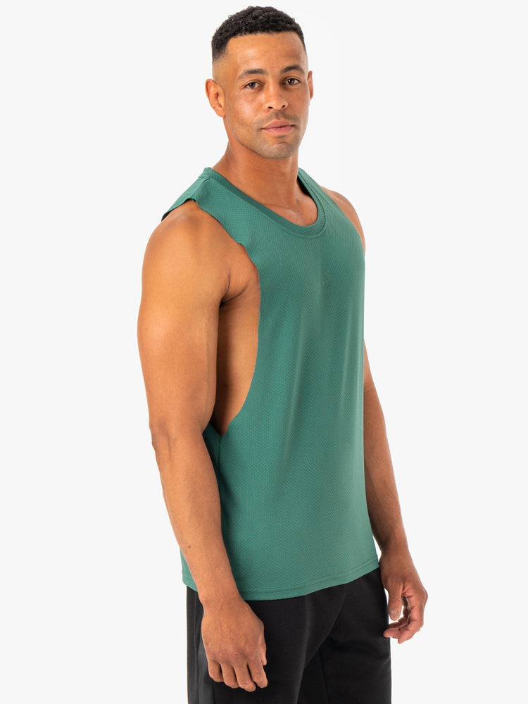 Debardeur Ryderwear Enhance Baller Vert Homme | MXZ-99810759