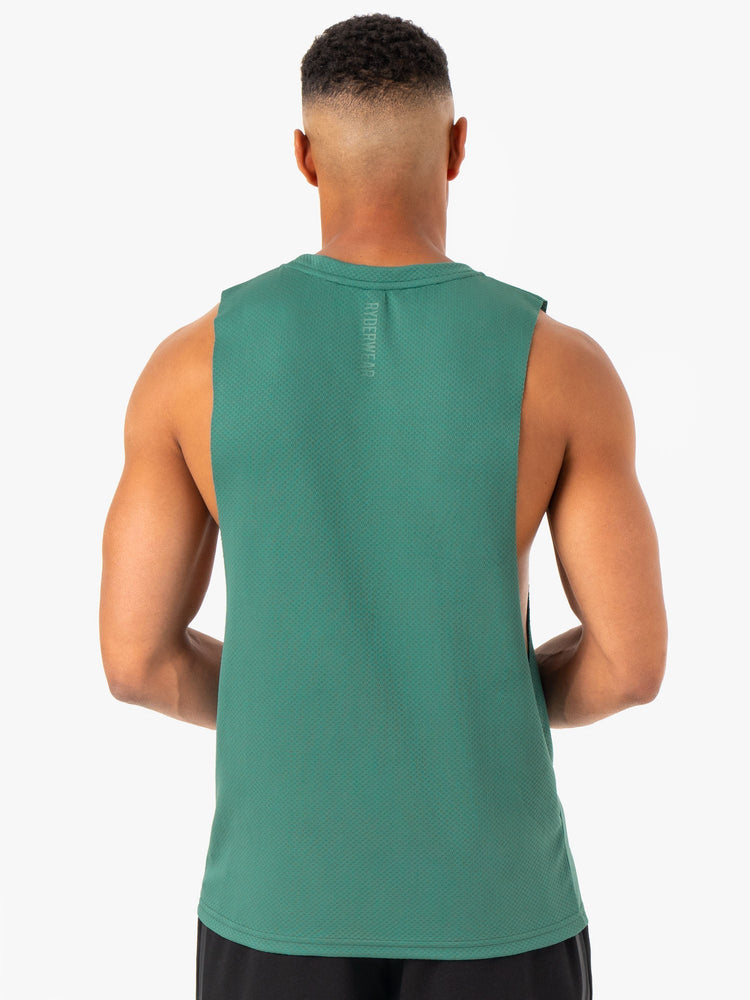 Debardeur Ryderwear Enhance Baller Vert Homme | MXZ-99810759