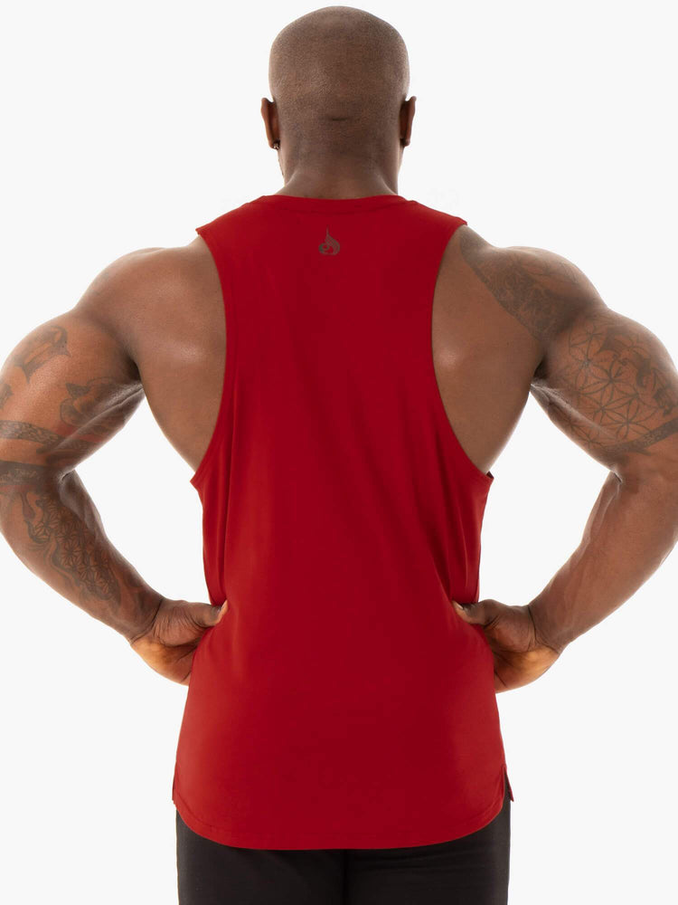 Debardeur Ryderwear Base Baller Rouge Homme | CJT-56730910