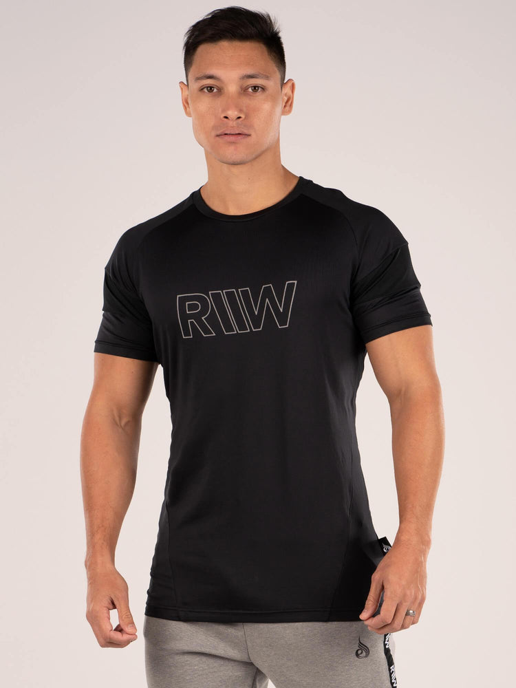 T Shirts Ryderwear Shield Noir Homme | KZC-66569770