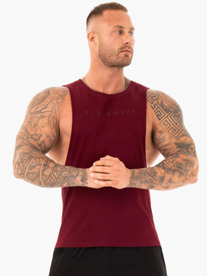 Debardeur Ryderwear Active Coton Baller Bordeaux Homme | PET-48345751