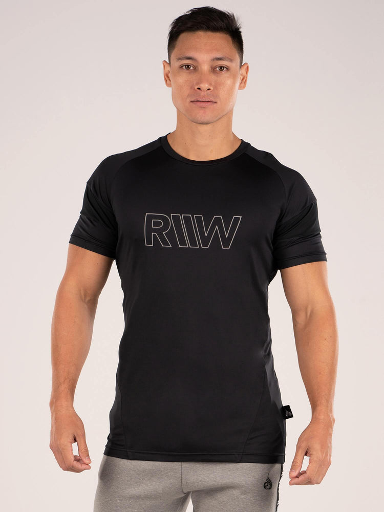 T Shirts Ryderwear Shield Noir Homme | KZC-66569770