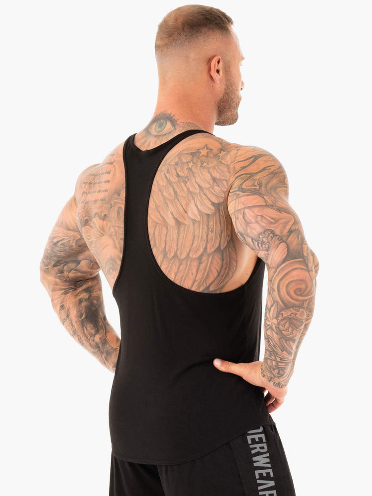 Debardeur Ryderwear Active T-Back Noir Homme | VFK-88717031