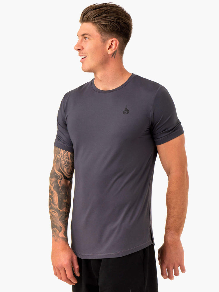 T Shirts Ryderwear Optimal Mesh Grise Homme | FNG-56928931