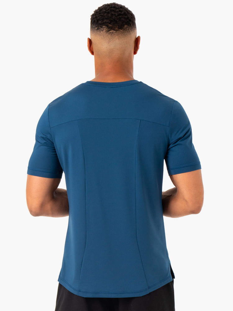 T Shirts Ryderwear Optimal Mesh Bleu Homme | JHP-89119215