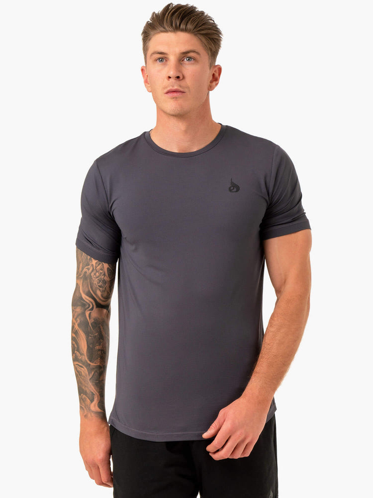 T Shirts Ryderwear Optimal Mesh Grise Homme | FNG-56928931