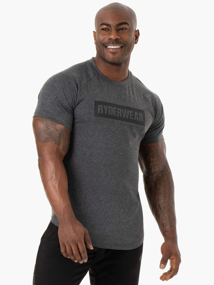 T Shirts Ryderwear Iron Grise Homme | OUM-38564561