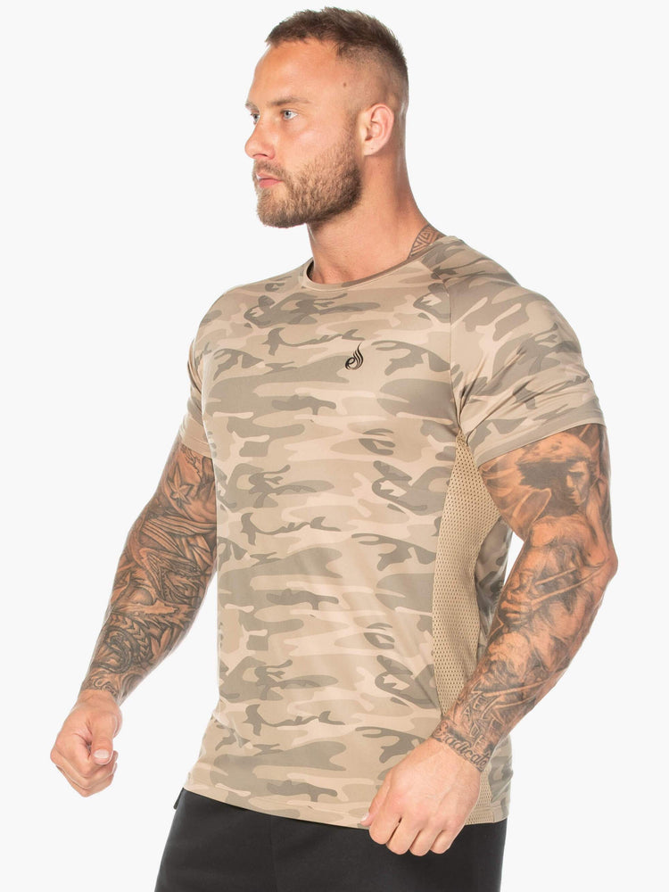 T Shirts Ryderwear Mesh Camouflage Homme | LZC-80325335