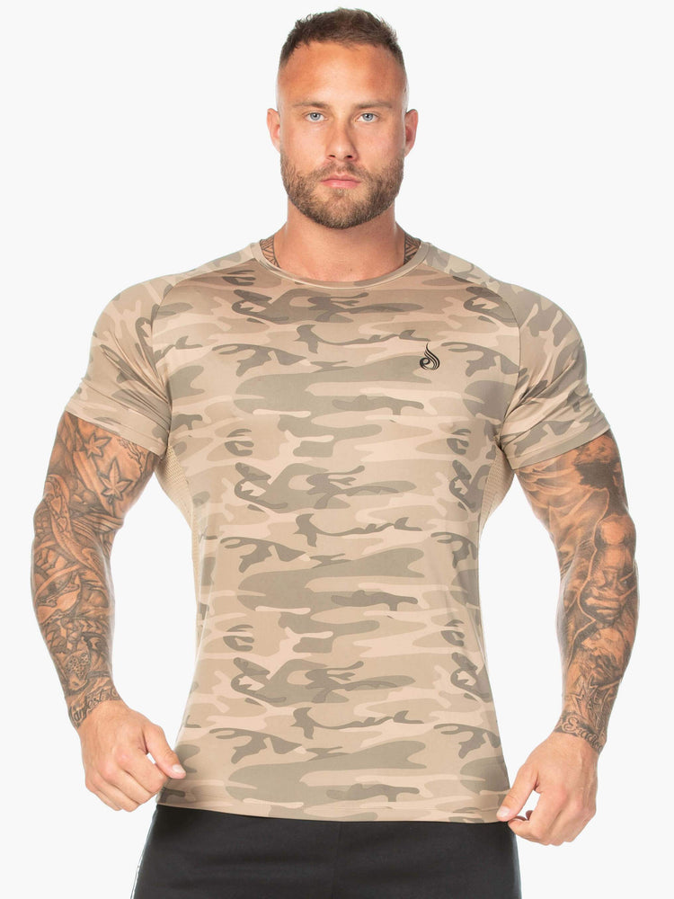 T Shirts Ryderwear Mesh Camouflage Homme | LZC-80325335