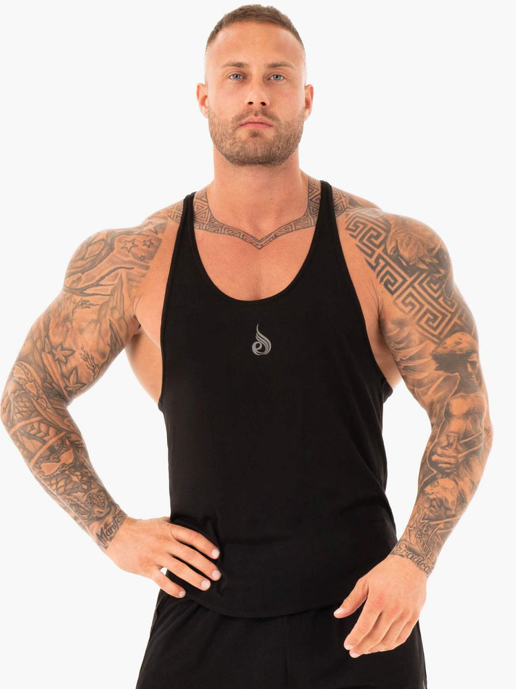 Debardeur Ryderwear Active T-Back Noir Homme | VFK-88717031