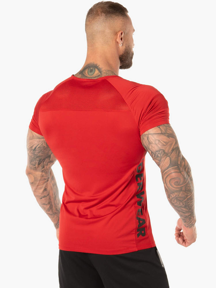 T Shirts Ryderwear Evo Rouge Homme | SLU-06979394