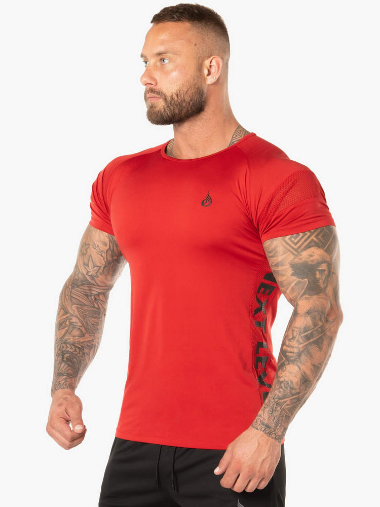 T Shirts Ryderwear Evo Rouge Homme | SLU-06979394