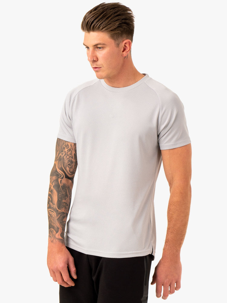 T Shirts Ryderwear Enhance Grise Homme | NHM-11954989