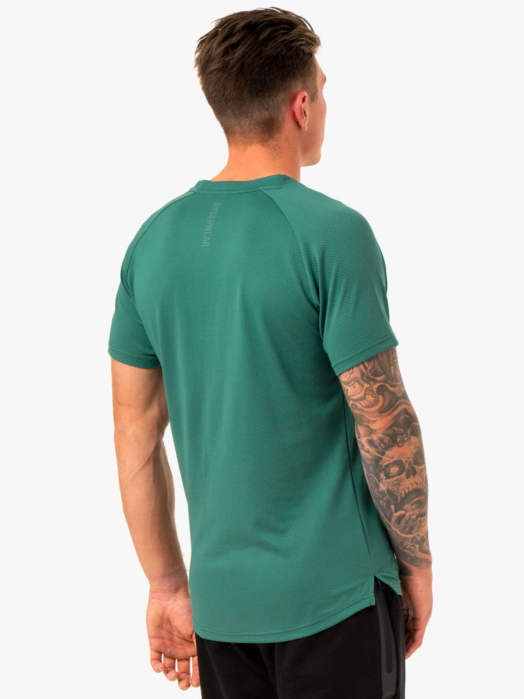 T Shirts Ryderwear Enhance Vert Homme | FZN-42205821