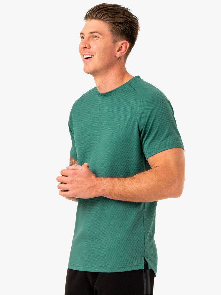 T Shirts Ryderwear Enhance Vert Homme | FZN-42205821