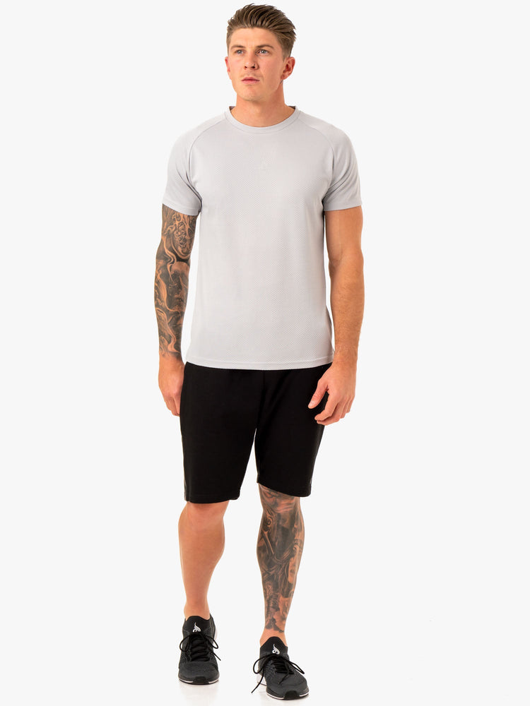 T Shirts Ryderwear Enhance Grise Homme | NHM-11954989