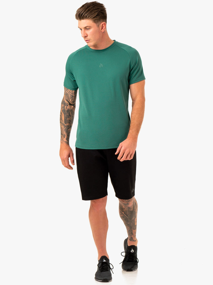 T Shirts Ryderwear Enhance Vert Homme | FZN-42205821