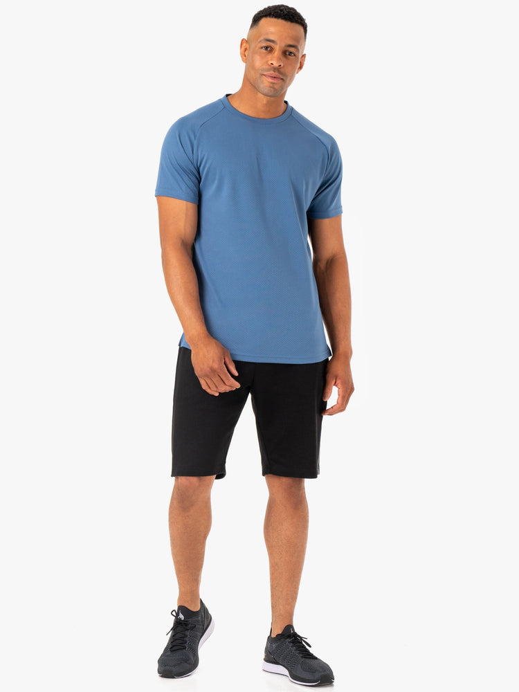 T Shirts Ryderwear Enhance Bleu Homme | SBM-49582557