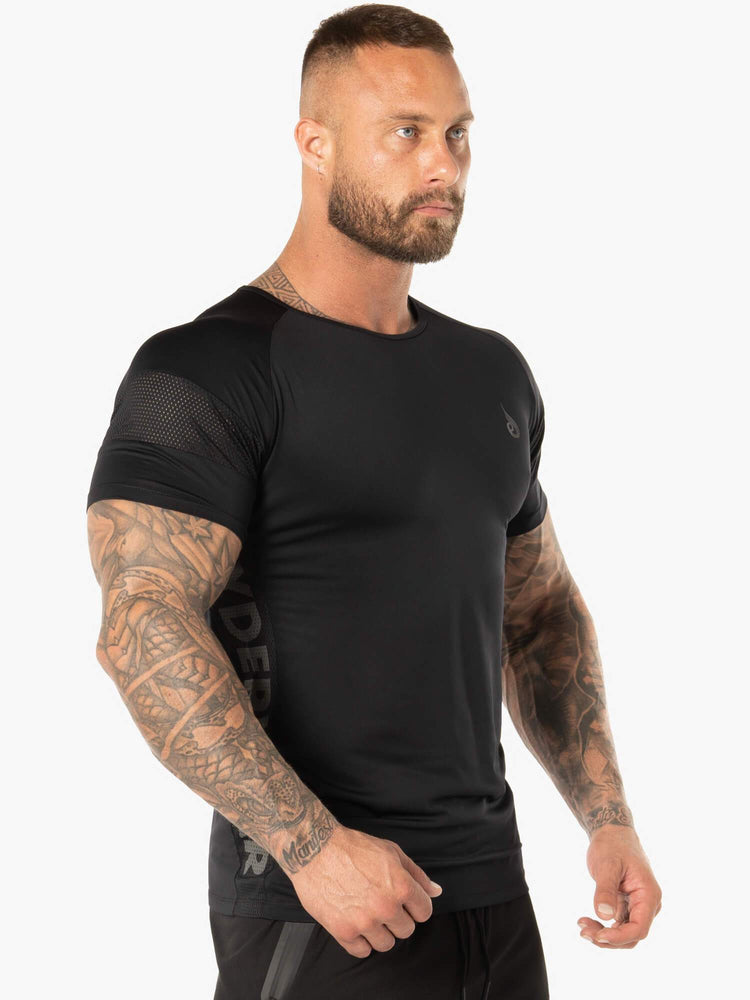 T Shirts Ryderwear Evo Noir Homme | CCW-54077063