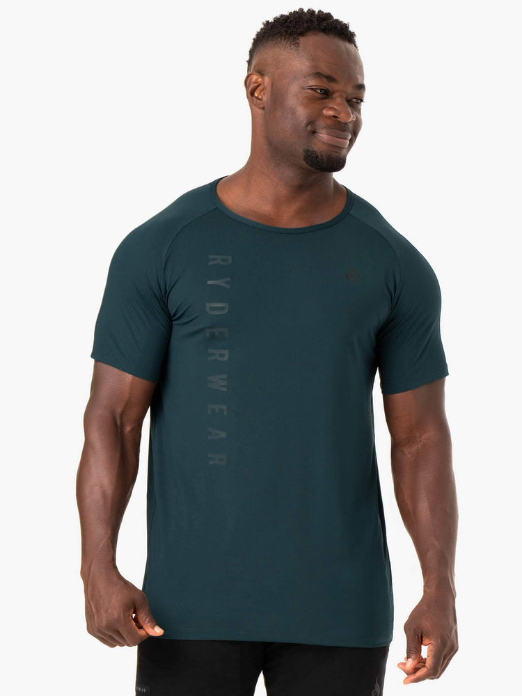 T Shirts Ryderwear Endurance Vert Homme | LSP-66001250