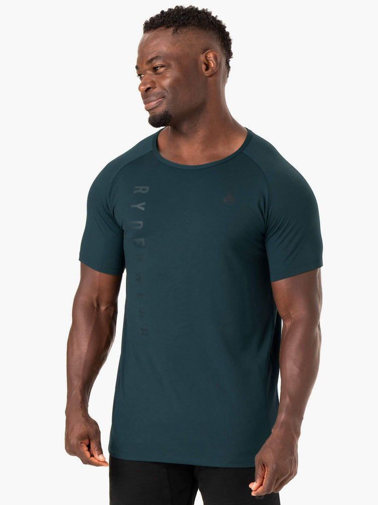 T Shirts Ryderwear Endurance Vert Homme | LSP-66001250