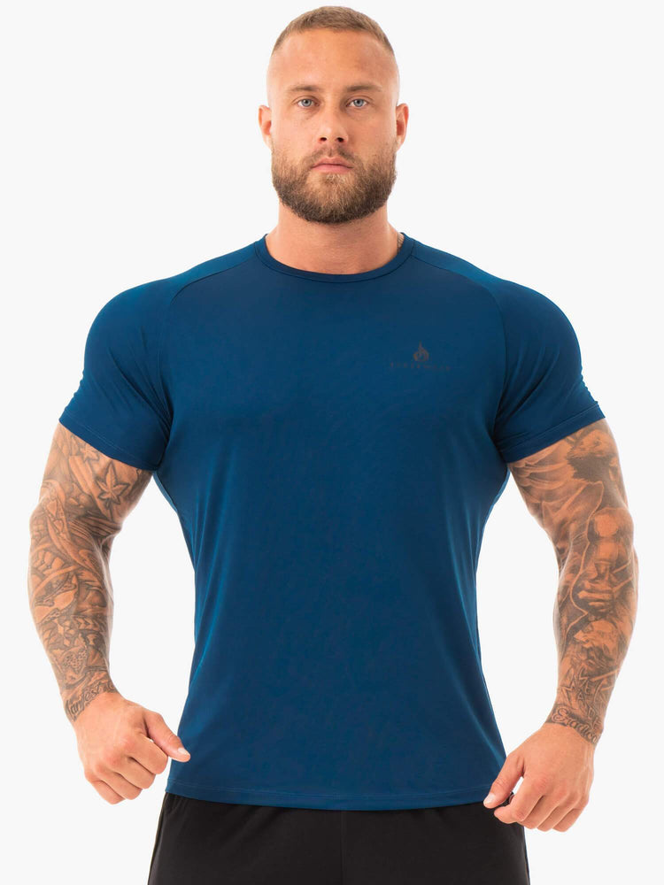 T Shirts Ryderwear Breeze Bleu Marine Homme | MNN-63777319