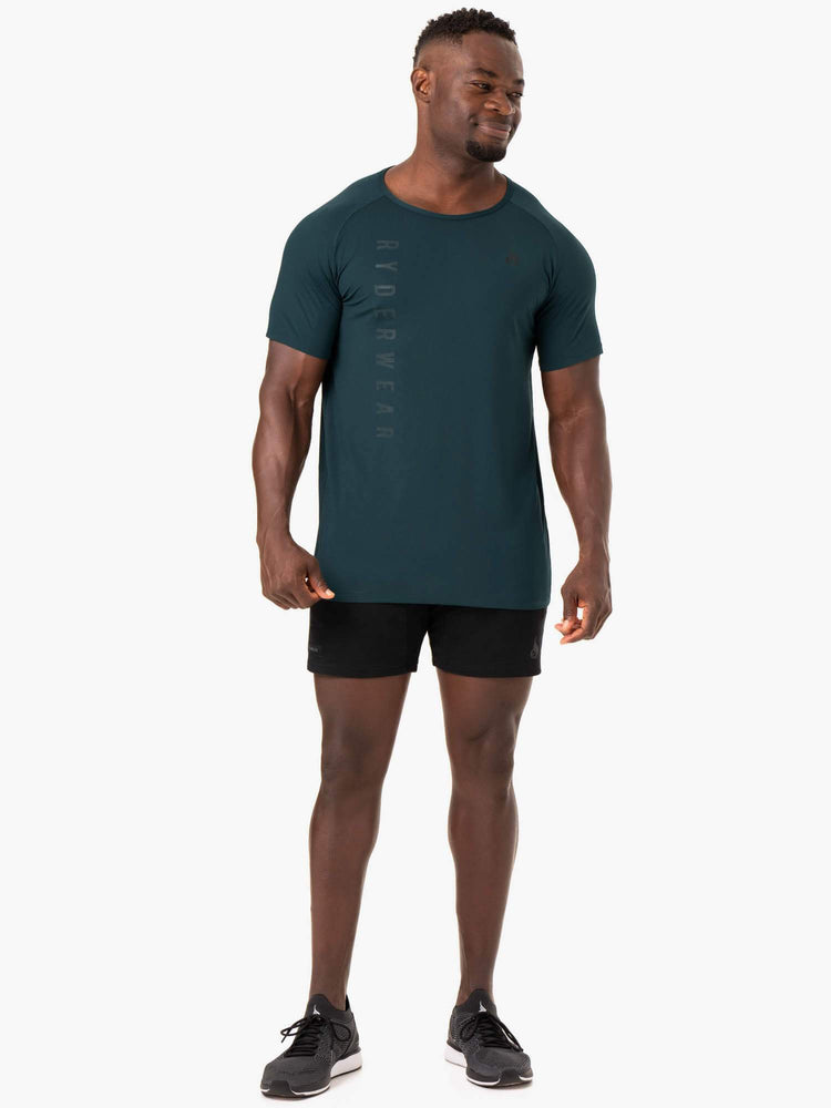 T Shirts Ryderwear Endurance Vert Homme | LSP-66001250